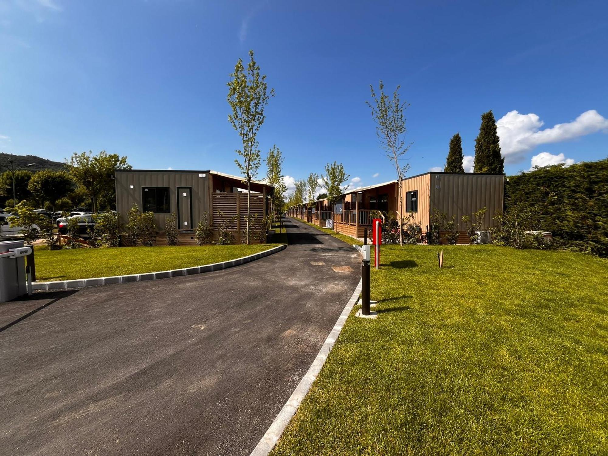 Estivo Premium Deluxe Mobile Homes On Camping Del Sole Village Iseo Exterior foto