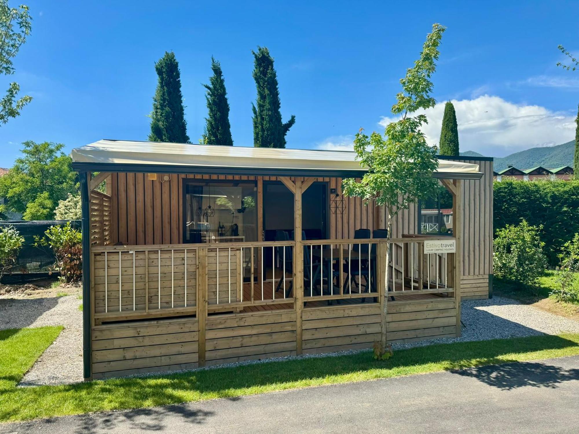 Estivo Premium Deluxe Mobile Homes On Camping Del Sole Village Iseo Exterior foto